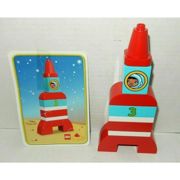 Lego Duplo 10815 My First Rocket Complete Set Moon Stars Spaceship 18 Pieces - Picture 3 of 9